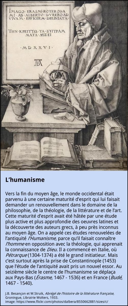 0. La littérature au 16e siècle.  À la française