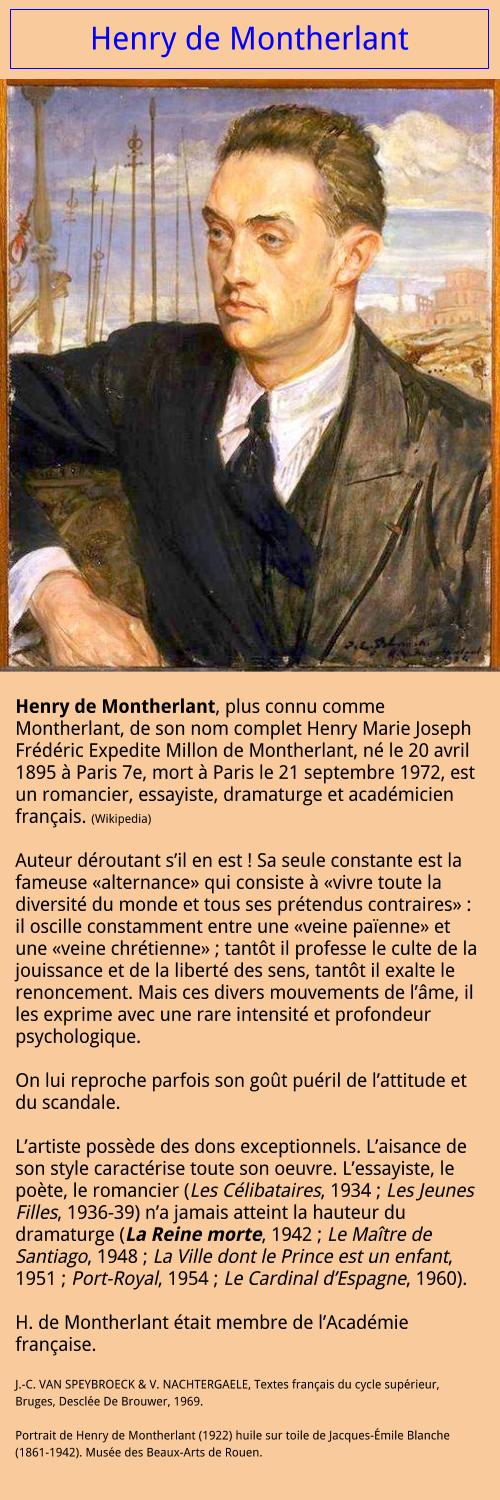Henry de Montherlant