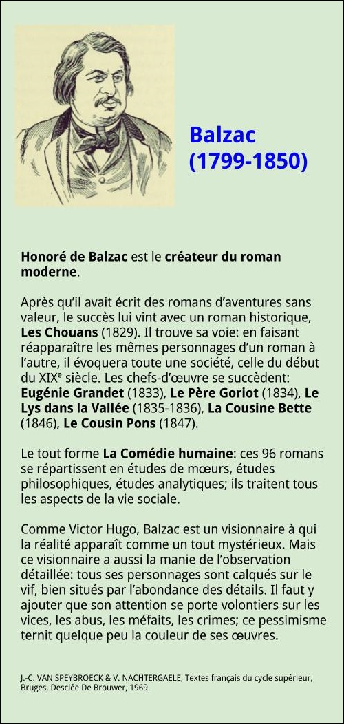 Honoré de Balzac – À la française …